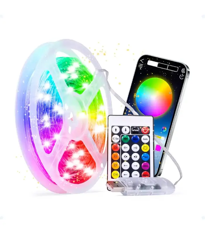 عکس اصلی ریسه نور LED هوشمند (فروش عمده / خرده)