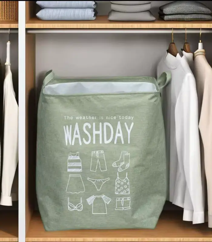 عکس شماره:2 , باکس لاندری پارچه‌ای مدل Washday کد ۳۰۰۱
