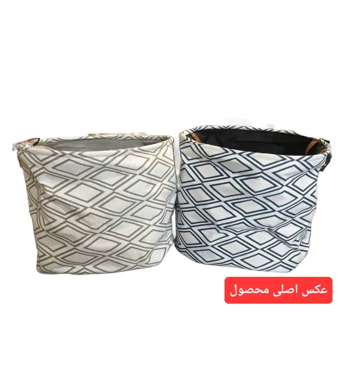 عکس شماره:0 , باکس پارچه‌ای کنفی گرد طرح لوزی مدل ۳۰۰۷