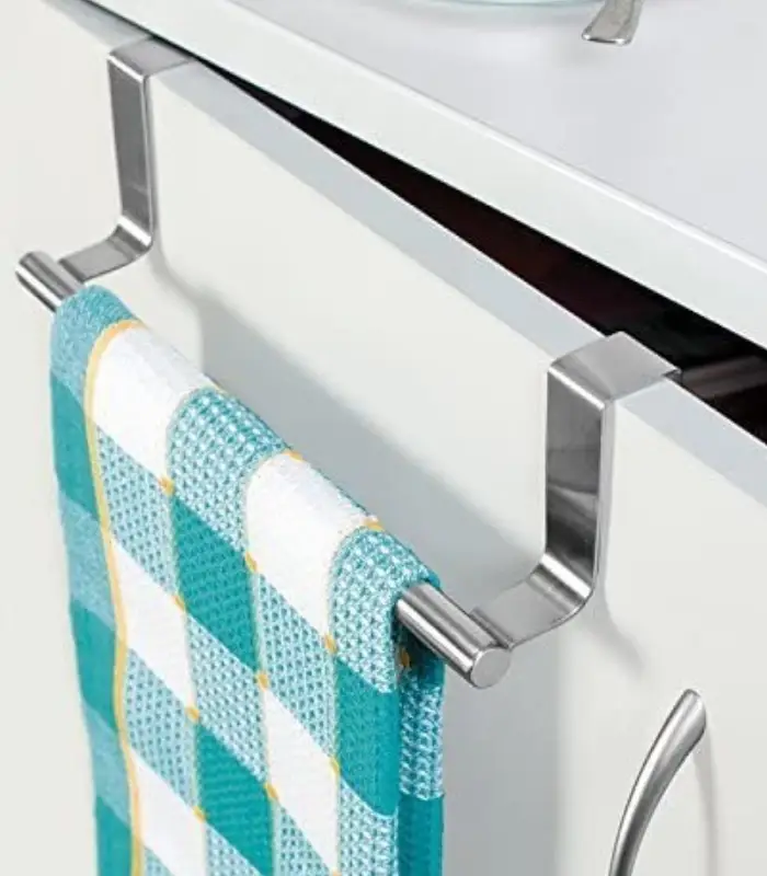 عکس شماره:5 , آویز درب کابینت حوله و دستمال استیل کد 1 (فروش عمده / خرده)