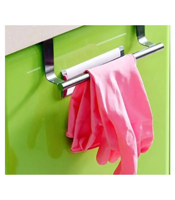 عکس شماره:2 , آویز درب کابینت حوله و دستمال استیل کد 1 (فروش عمده / خرده)