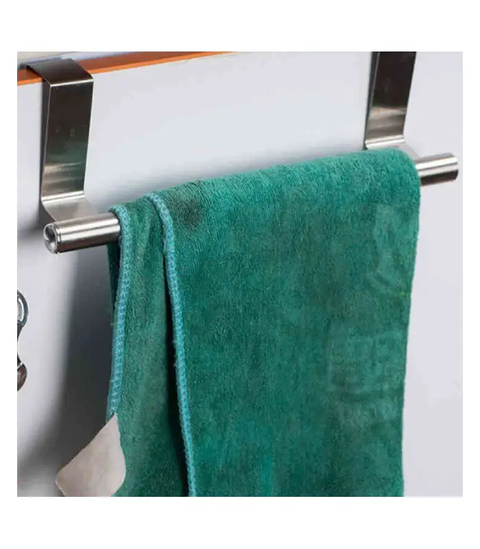 عکس شماره:0 , آویز درب کابینت حوله و دستمال استیل کد 1 (فروش عمده / خرده)