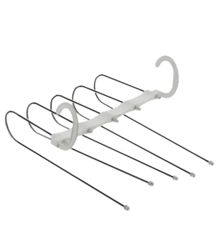 عکس اصلی آویز شلوار تاشو مشکی مدل عصایی کد ST02 (فروش عمده / خرده)