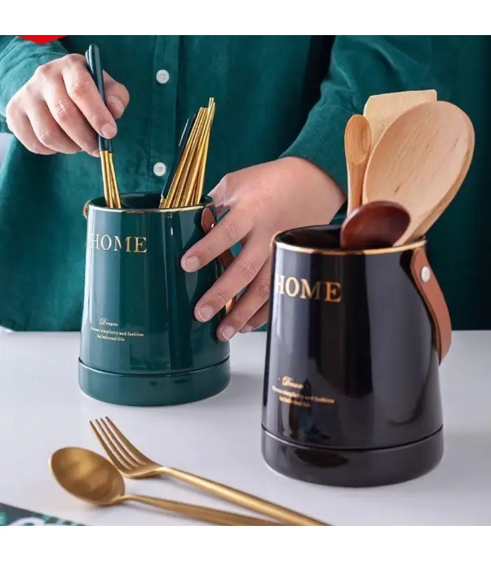 عکس شماره:4 , جاقاشقی سرامیکی دسته چرمی Magro (فروش عمده / خرده)