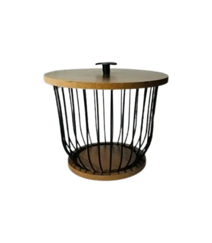 عکس اصلی سبد گردو مدل بلوط درب چوبی کد 1 (فروش عمده / خرده)