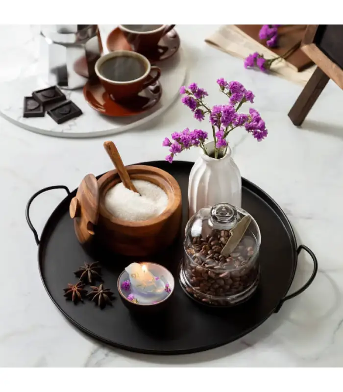 عکس شماره:1 , سینی فلزی هلگا سایز متوسط (Medium) (فروش عمده / خرده)