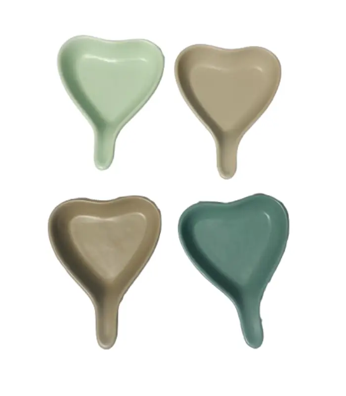 عکس شماره:1 , مزه خوری سرامیکی مدل قلبی (فروش عمده / خرده)