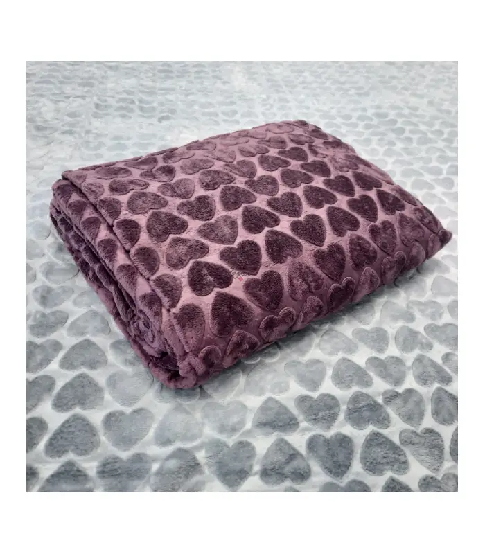 عکس شماره:7 , پتو مسافرتی جاسمین مدل قلبی سایز 160X210 سانتی متر (فروش عمده / خرده)