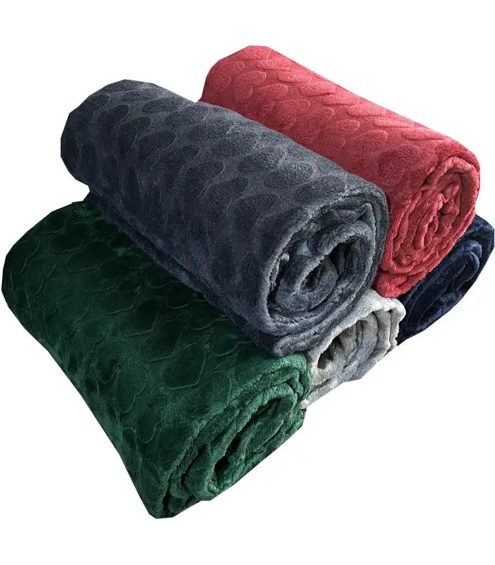 عکس شماره:5 , پتو مسافرتی جاسمین مدل قلبی سایز 160X210 سانتی متر (فروش عمده / خرده)