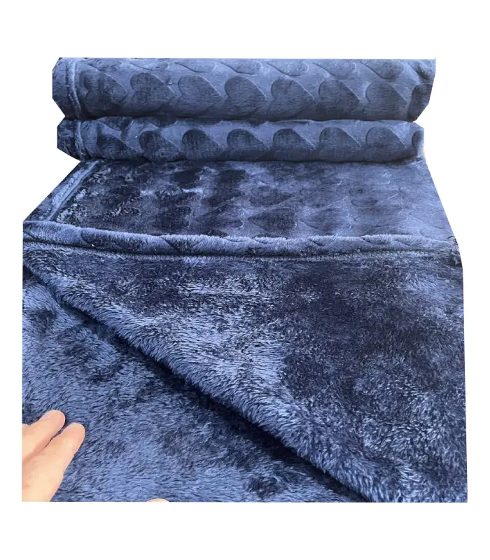 عکس شماره:4 , پتو مسافرتی جاسمین مدل قلبی سایز 160X210 سانتی متر (فروش عمده / خرده)