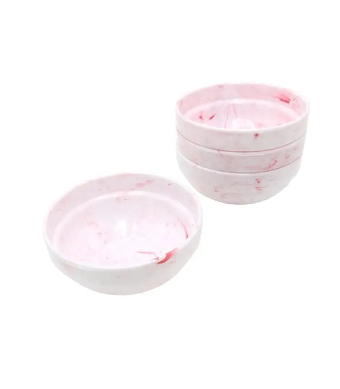 عکس شماره:2 , کاسه طرح سنگی مجموعه 4 عددی (فروش عمده / خرده)