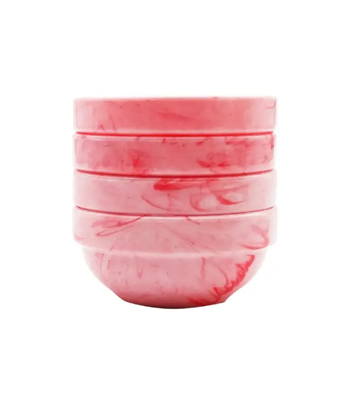 عکس اصلی کاسه طرح سنگی مجموعه 4 عددی (فروش عمده / خرده)