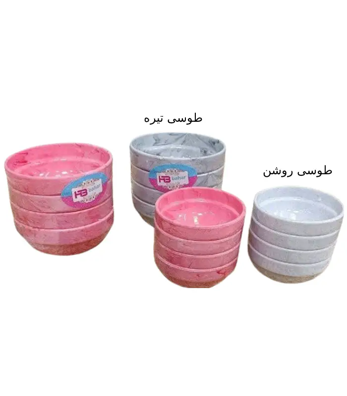 عکس شماره:0 , کاسه طرح سنگی مجموعه 4 عددی (فروش عمده / خرده)