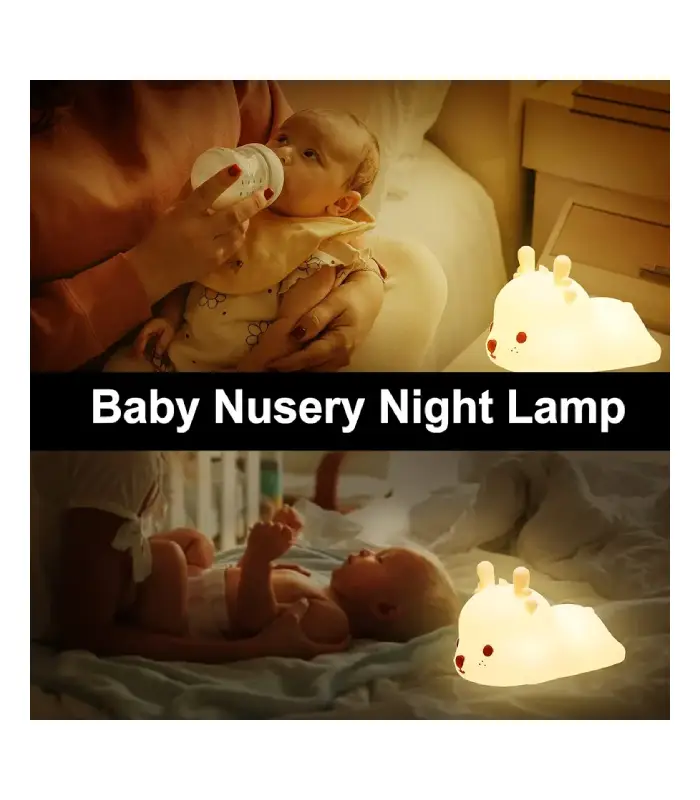 عکس شماره:1 , چراغ خواب سیلیکونی مدل گوزن (فروش عمده / خرده)