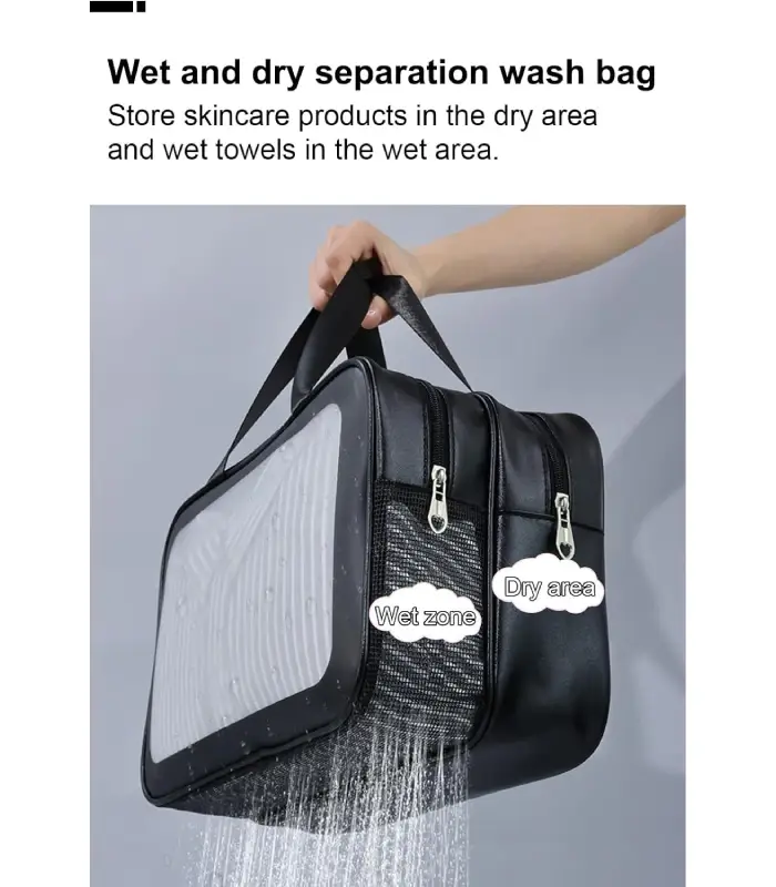 عکس شماره:5 , کیف لوازم آرایشی و بهداشتی مسافرتی واش بگ کد Big (فروش عمده / خرده)