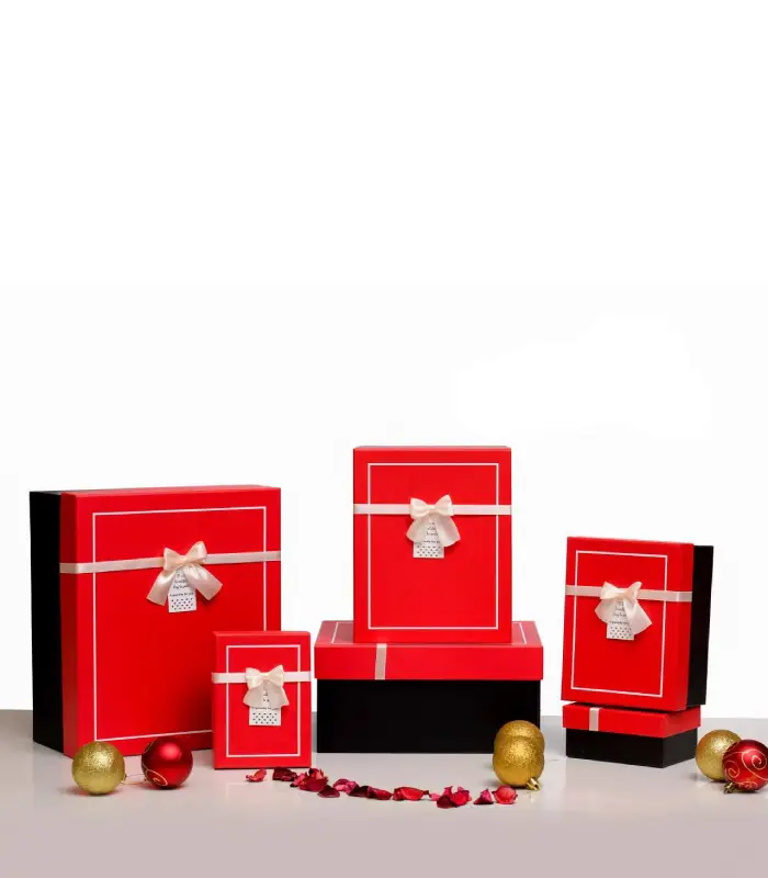 عکس شماره:0 , باکس هدیه طرح پاپیون کد Red-Black بسته 6 تایی (فروش عمده / خرده)