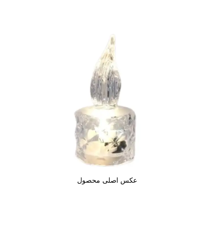 عکس شماره:0 , شمع ال ای دی مدل کریستالی شفاف (فروش عمده / خرده)