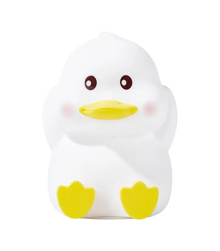 عکس اصلی چراغ خواب سلیکونی جوجه اردک نشسته (فروش عمده / خرده)