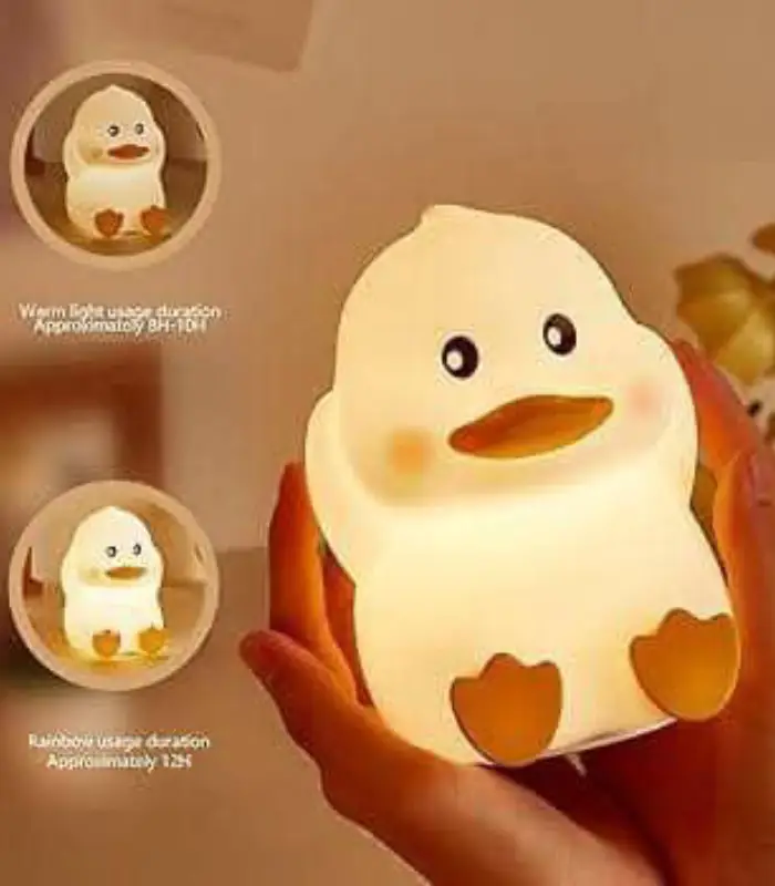عکس شماره:0 , چراغ خواب سلیکونی جوجه اردک نشسته (فروش عمده / خرده)