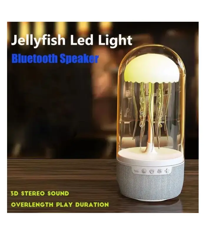 عکس شماره:6 , چراغ خواب و اسپیکر بلوتوثی طرح عروس دریایی (فروش عمده / خرده)