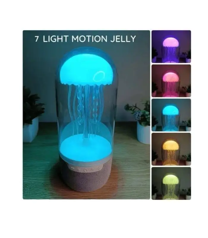 عکس شماره:2 , چراغ خواب و اسپیکر بلوتوثی طرح عروس دریایی (فروش عمده / خرده)