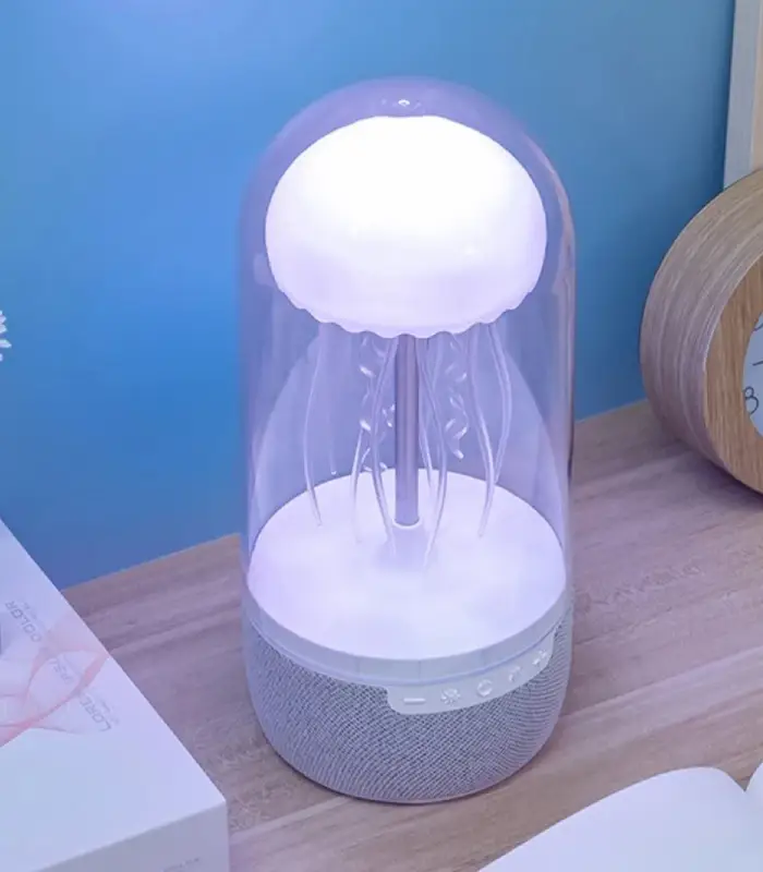 عکس شماره:1 , چراغ خواب و اسپیکر بلوتوثی طرح عروس دریایی (فروش عمده / خرده)