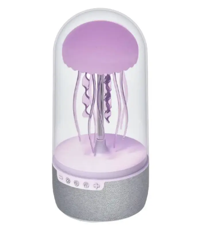 عکس اصلی چراغ خواب و اسپیکر بلوتوثی طرح عروس دریایی (فروش عمده / خرده)