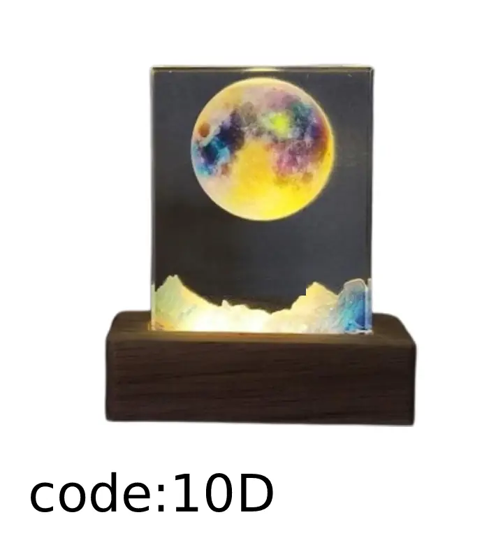 عکس شماره:4 , چراغ خواب کریستالی طرح فضایی کد 100975 (فروش عمده / خرده)