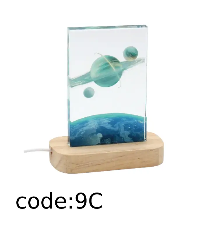 عکس شماره:3 , چراغ خواب کریستالی طرح فضایی کد 100975 (فروش عمده / خرده)