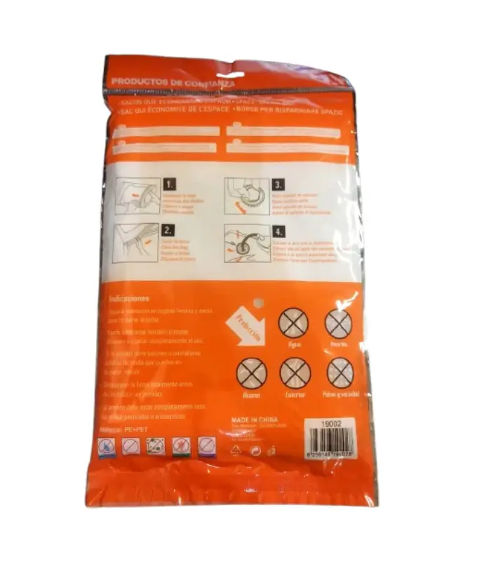 عکس شماره:4 , کیسه وکیوم بگ لباس و پتو سایز 80*60 سانتی متر (فروش عمده / خرده)