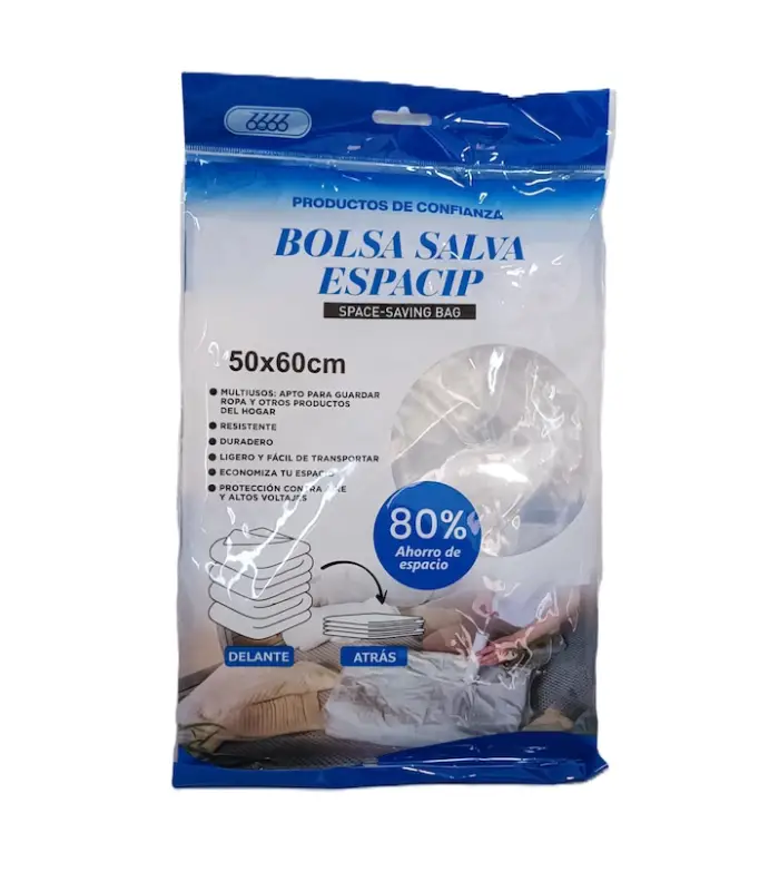 عکس اصلی کیسه وکیوم بگ لباس و پتو سایز 50*60 سانتی متر (فروش عمده / خرده)