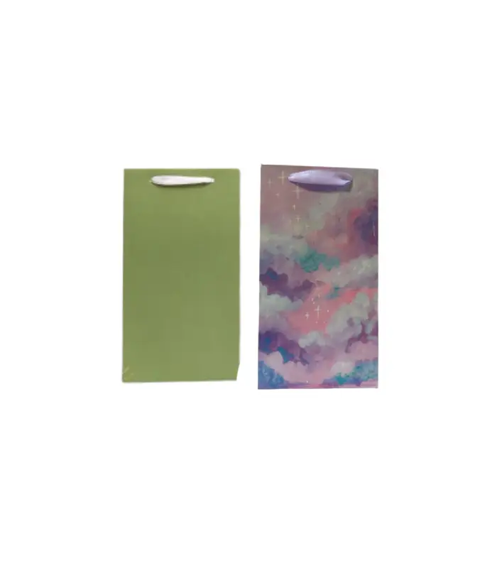 عکس اصلی ساک هدیه سایز (13.5*25*10) کد 2225 بسته 4 عددی (فروش عمده / خرده)