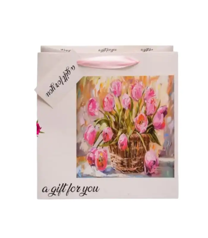 عکس اصلی ساک هدیه سایز (15.5*27*26) کد1041 بسته 4 عددی (فروش عمده / خرده)