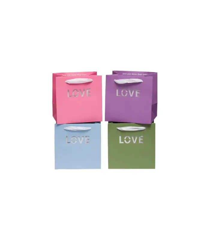 عکس شماره:0 , ساک هدیه سایز (12*12*8) کد 1416 بسته 4 عددی (فروش عمده / خرده)