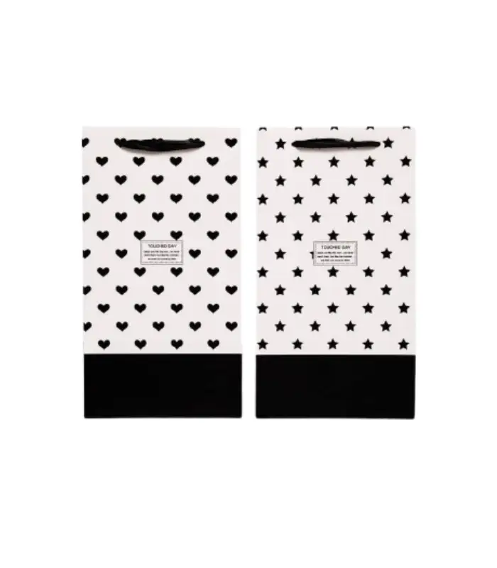 عکس اصلی ساک هدیه سایز (13.5*25*10) کد 1023 بسته 4 عددی (فروش عمده / خرده)