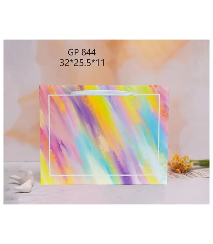 عکس شماره:0 , ساک هدیه سایز (24.5*19*9.5) کد 845 بسته 4 عددی (فروش عمده / خرده)