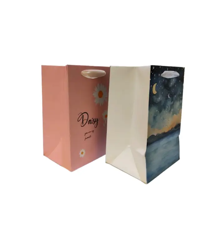 عکس شماره:2 , ساک هدیه سایز (13.5*20*10) بسته 4 عددی (فروش عمده / خرده)