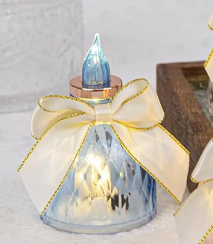 عکس شماره:8 , شمع ال ای دی مدل کریستالی کد 97328-17 (فروش عمده / خرده)