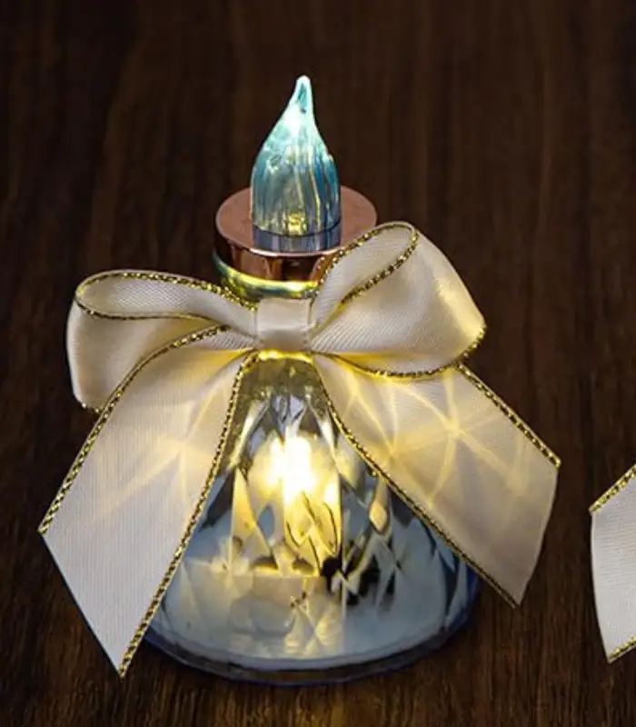 عکس شماره:7 , شمع ال ای دی مدل کریستالی کد 97328-17 (فروش عمده / خرده)