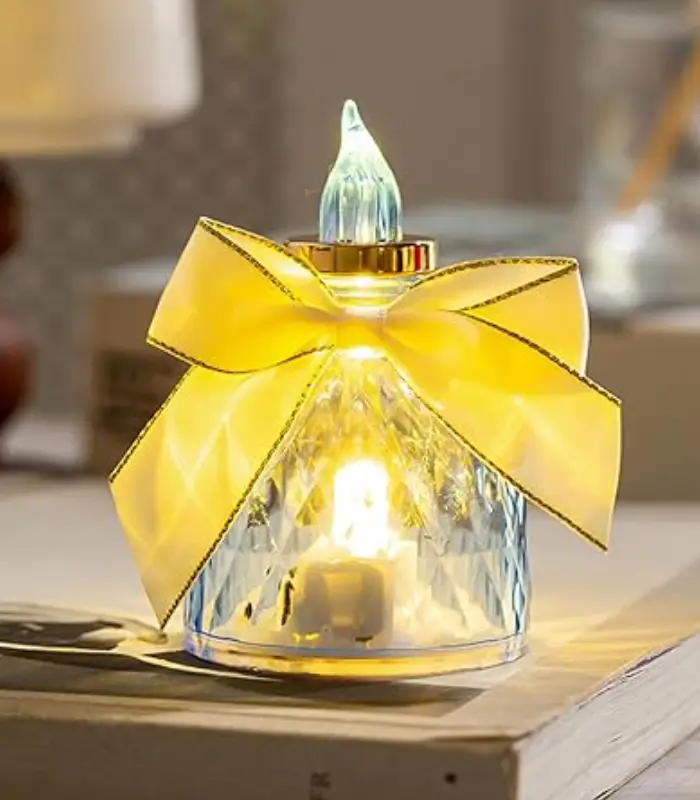 عکس شماره:6 , شمع ال ای دی مدل کریستالی کد 97328-17 (فروش عمده / خرده)