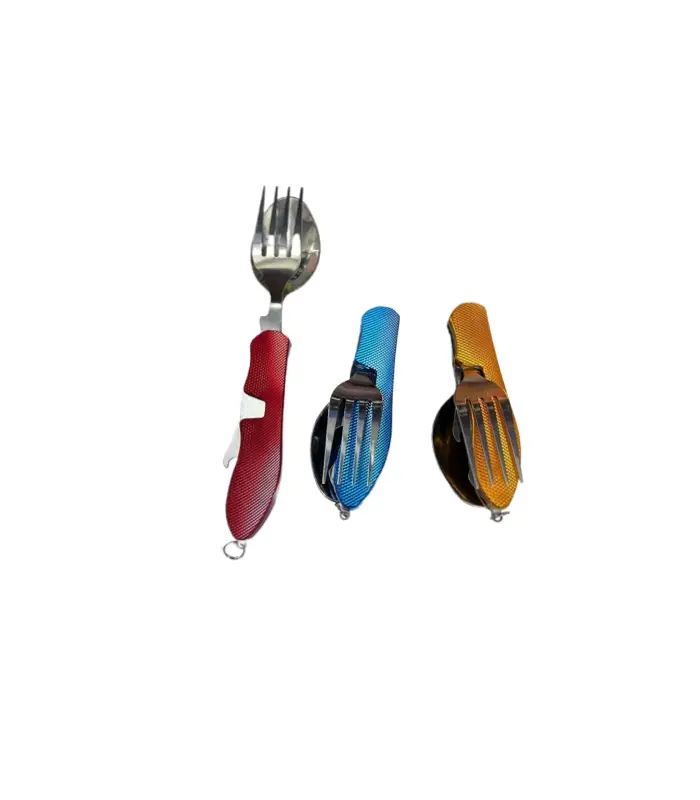 عکس شماره:1 , ست قاشق چنگال مسافرتی کد colorfull (فروش عمده / خرده)