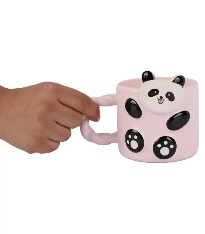 عکس شماره:5 , ماگ سرامیکی درب دار طرح پاندا (فروش عمده / خرده)