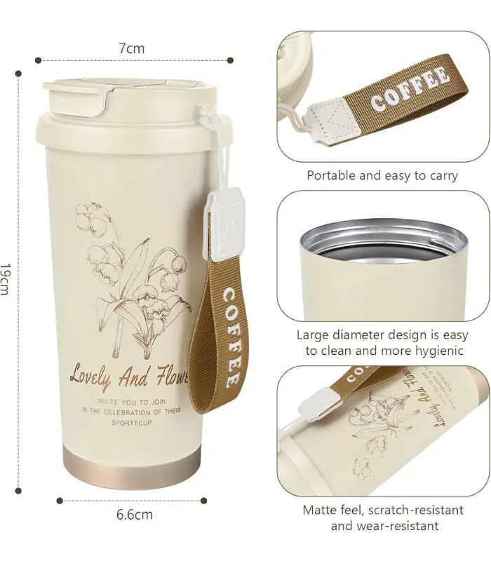 عکس شماره:2 , تراول ماگ مدل دو حالته، گنجایش 0.5 لیتر کد 912 (فروش عمده / خرده)