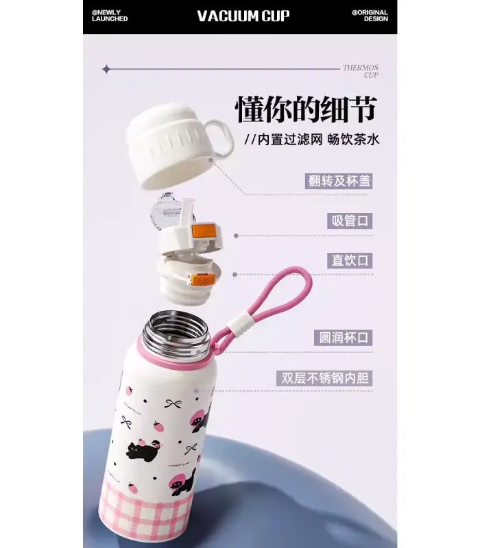 عکس شماره:3 , فلاسک دوحالته ظرفیت 0.6 لیتر کد 902 (فروش عمده / خرده)