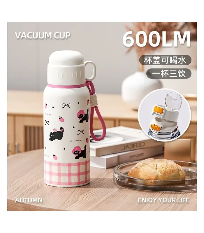 عکس شماره:8 , فلاسک دوحالته ظرفیت 0.6 لیتر کد 902 (فروش عمده / خرده)