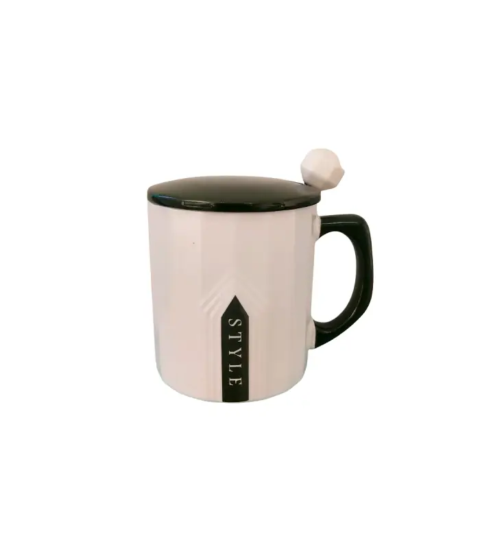 عکس اصلی ماگ سرامیکی درب دار کد ۱۰۰۹۹۶۱۱ (فروش عمده / خرده)