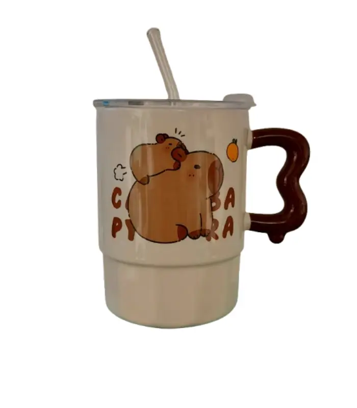 عکس اصلی ماگ سرامیکی نی دار طرح کاپی بارا (فروش عمده / خرده)