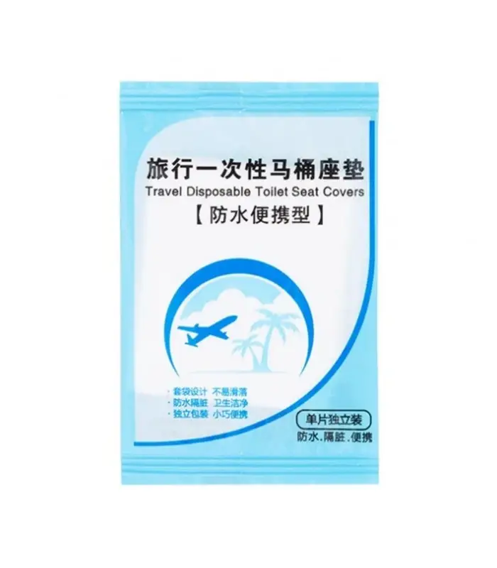 عکس اصلی روکش یکبار مصرف توالت فرنگی بسته 50 عددی (فروش عمده / خرده)